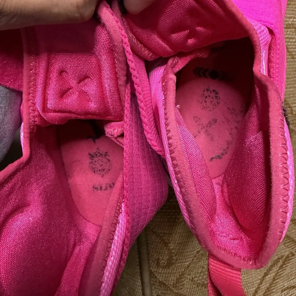 Nike LeBron Zoom Soldier‎ 10 Pink Breast Cancer Kay Yow Sneakers Men's Size 9